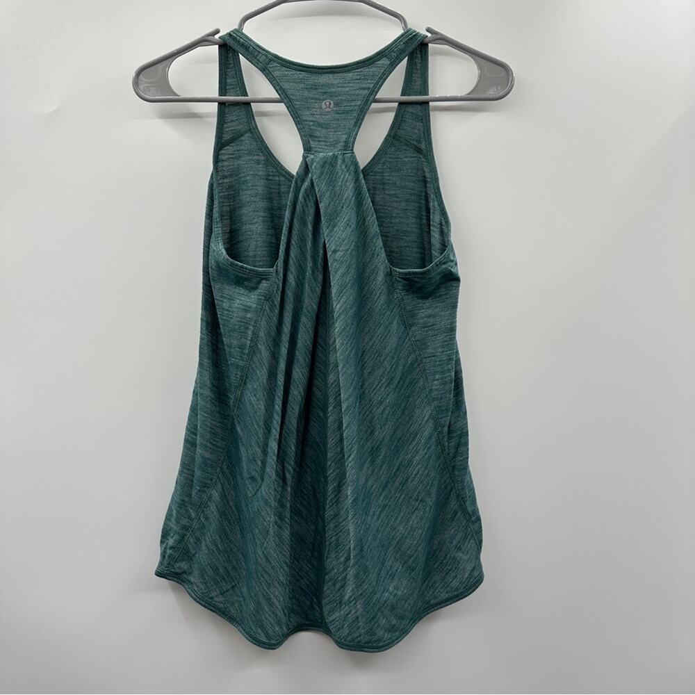Lululemon Essential Tank in Heathered Deep Green Size S - Picture 6 of 9